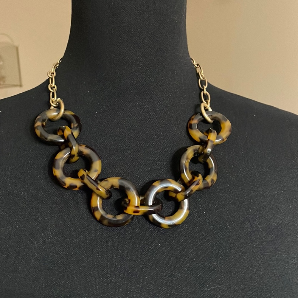 J. Crew tortoise Necklace